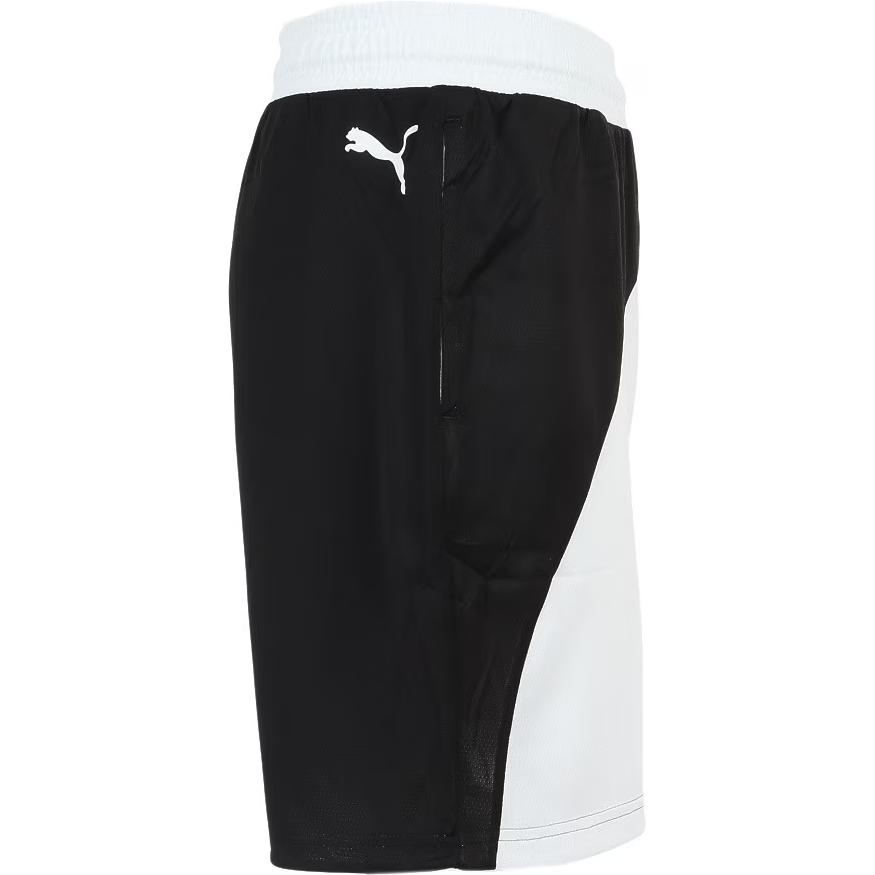 PUMA TEAMWEAR FLARE Basketball Shorts Men’s Black White