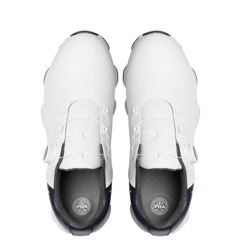 PGA Slip Resistant Low top Golf Shoes Men’s White Blue