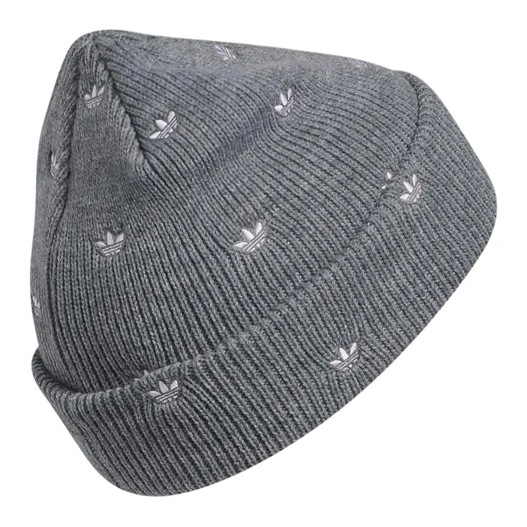 Adidas Originals Original Design Acrylic Beanies Unisex Gray