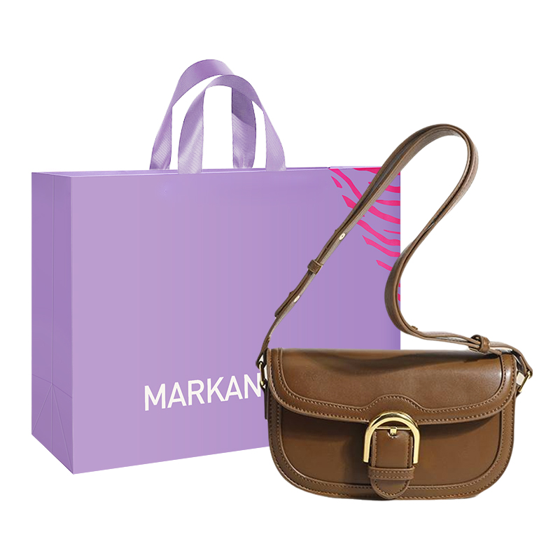 MARKANGARO Pu Saddle Bag, Shoulder Bag Small Women's
