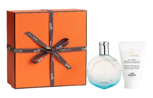 HERMES Blue Orange Starlight Hand Cream Box