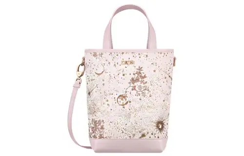 DIOR Cotton Linen Blend Canvas Bucket Bag, Handbag, Shoulder Bag, Crossbody Bag, Kids' Bag Kids' Light Pink