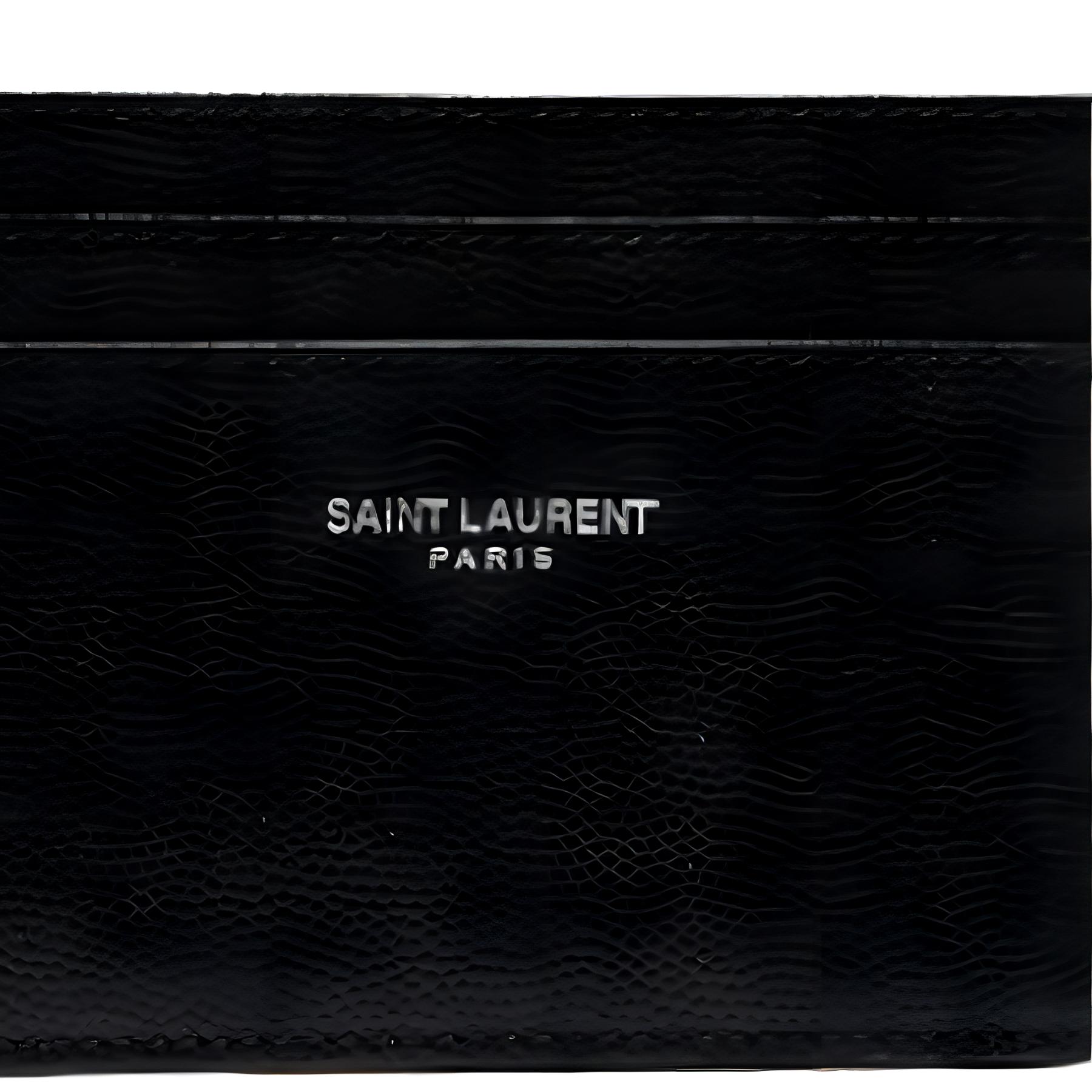 Мужской кошелек SAINT Laurent (черный) — фото 4