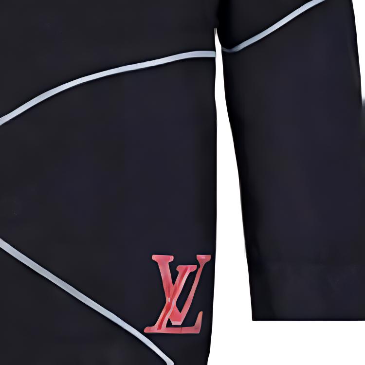 Мужская куртка Louis Vuitton x NBA (черная) — фото 7