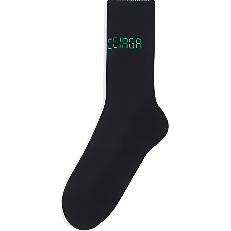 Balenciaga FW22 Crew Socks Women’s 1 Pack Black