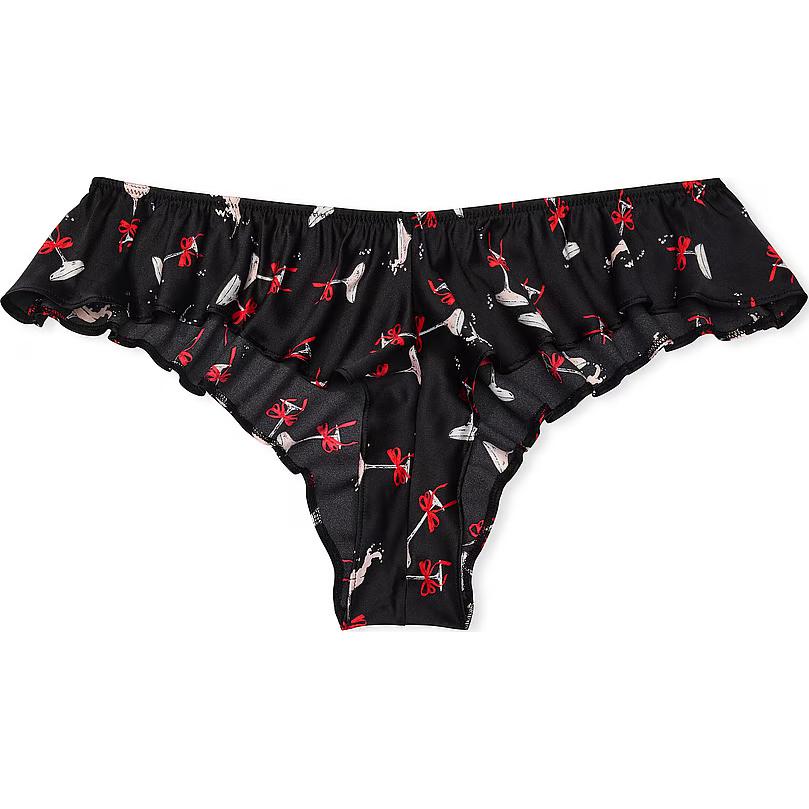 Женские трусы Victoria's Secret стринги (черные)