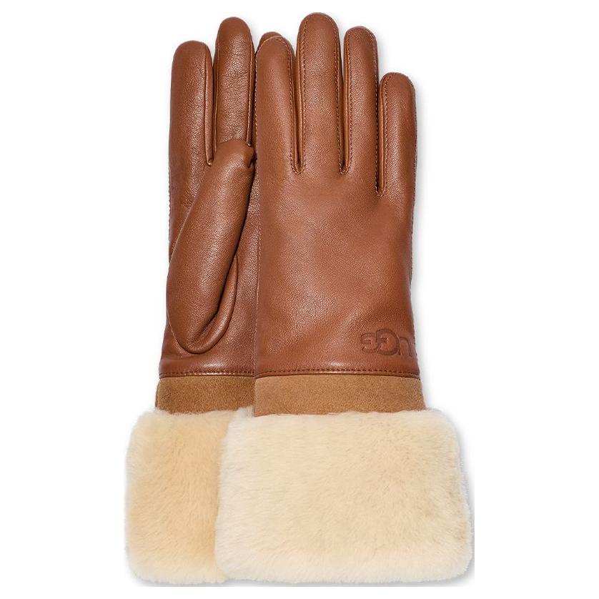 Женские перчатки UGG (коричневые)