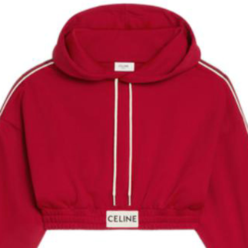 Женская худи CELINE (красная) — фото 3