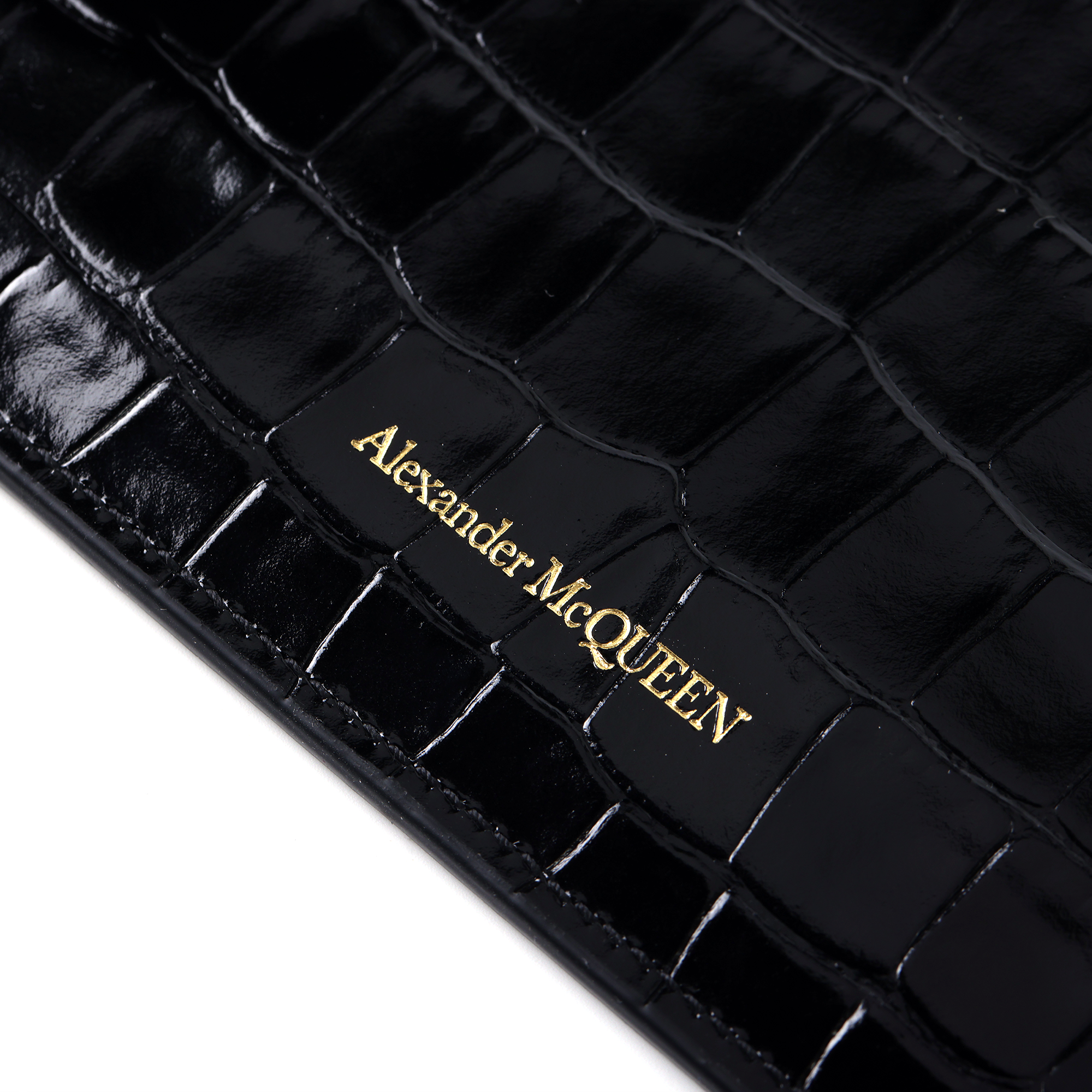Женский кошелек Alexander McQueen (черный) — фото 5