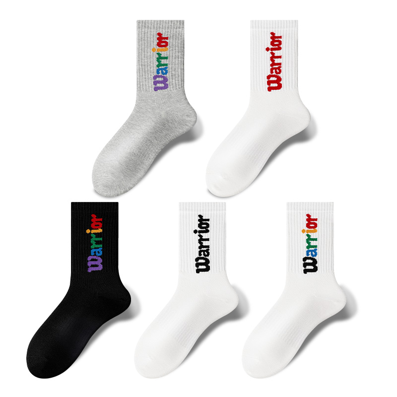 Warrior Knee High Socks Unisex 5 Pack