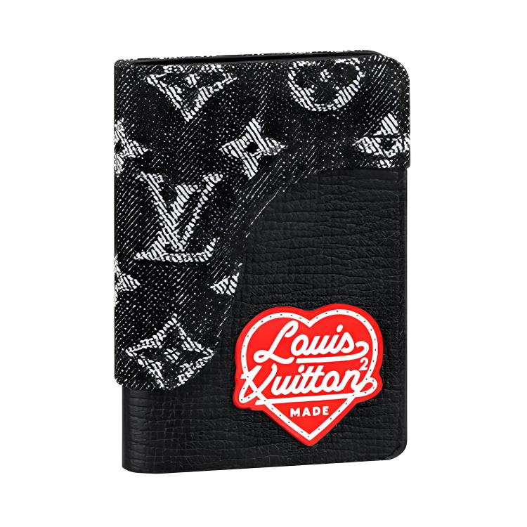 Мужской кошелек Louis Vuitton x NIGO (черный)