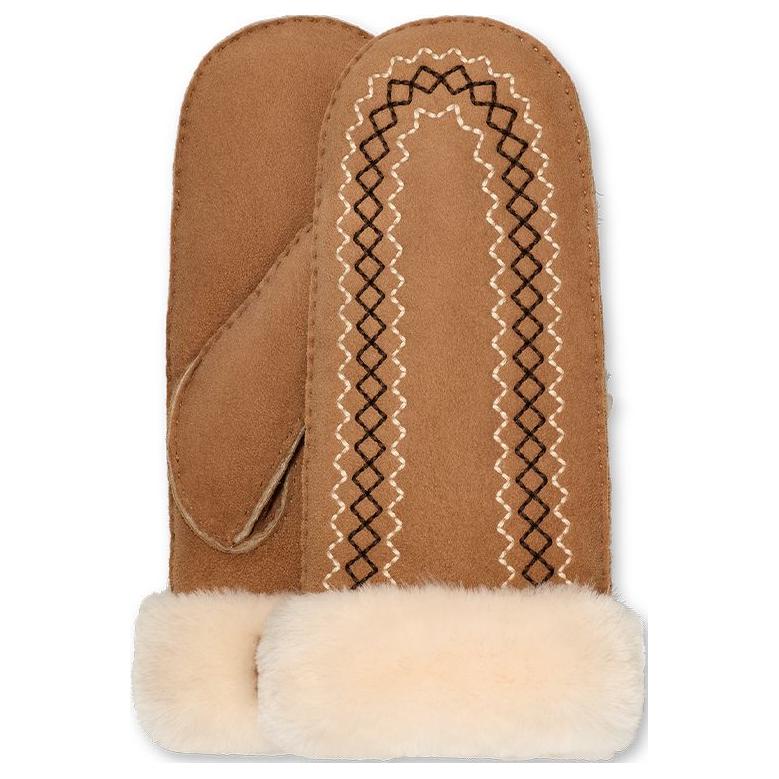 Женские перчатки UGG UGG (каштановые)