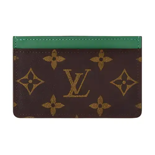 LOUIS VUITTON Card Holder Pm Colormania Green