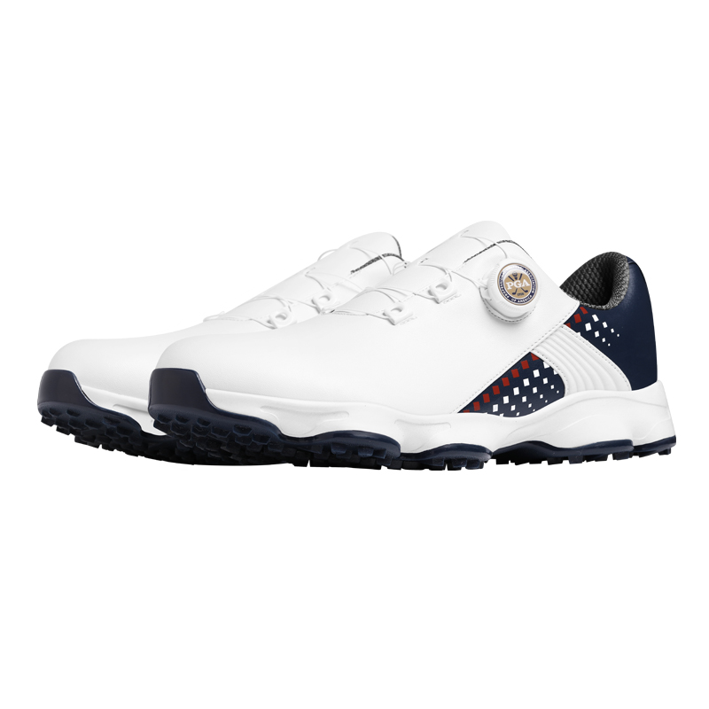 PGA Slip Resistant Low top Golf Shoes Men’s White Blue