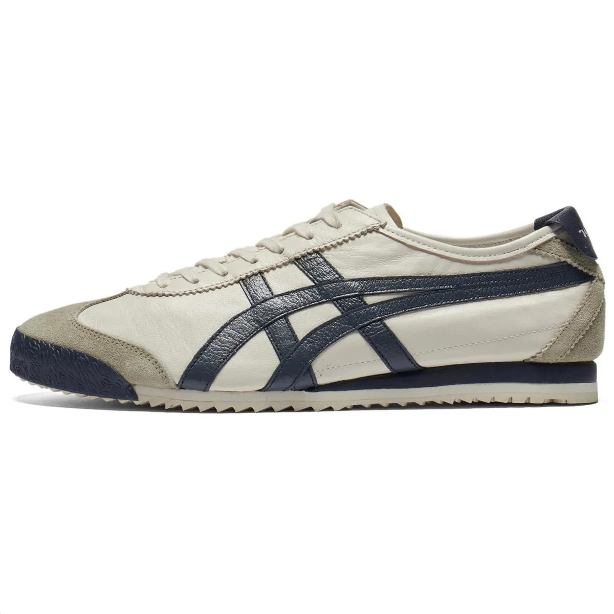 Onitsuka Tiger MEXICO 66 Slip Resistant Abrasion Resistant Low top Casual Shoes Unisex Beige Blue