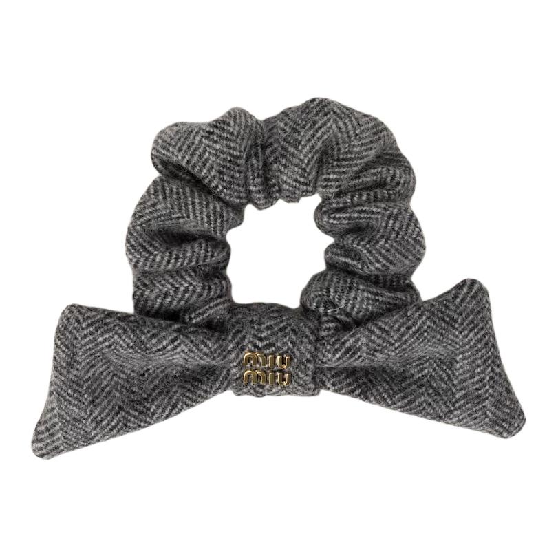 Женская резинка для волос MIU MIU (черная)