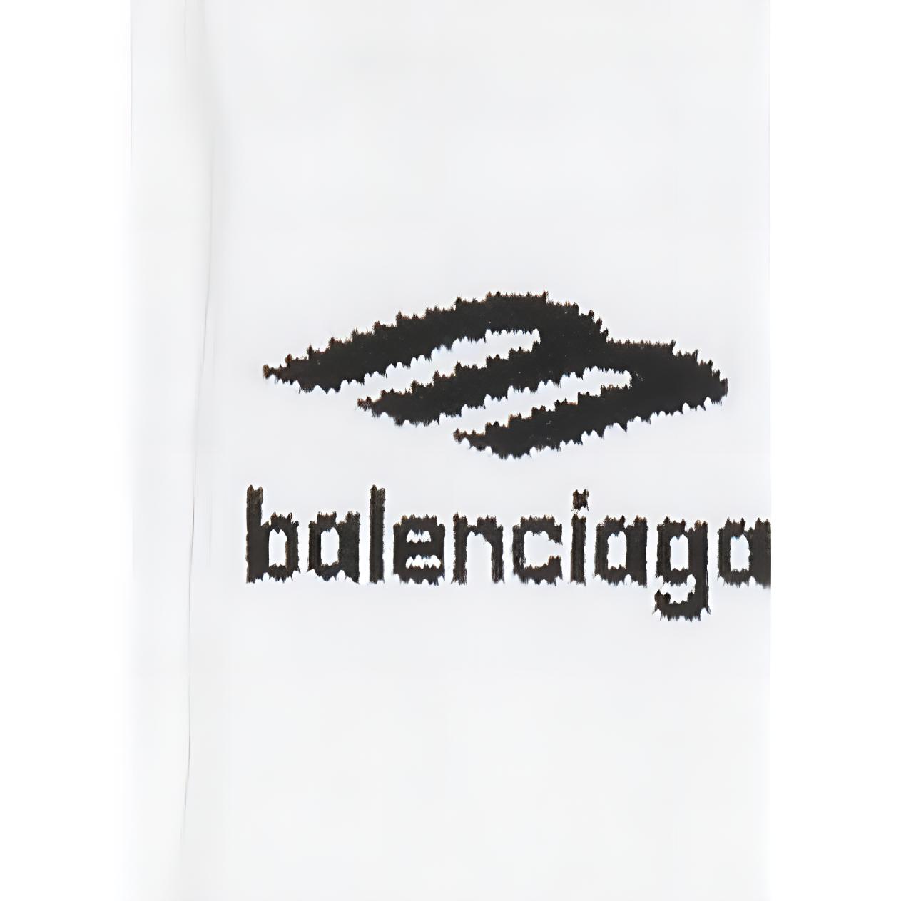 Balenciaga Knee High Socks Regular Fit Unisex 1 Pack White