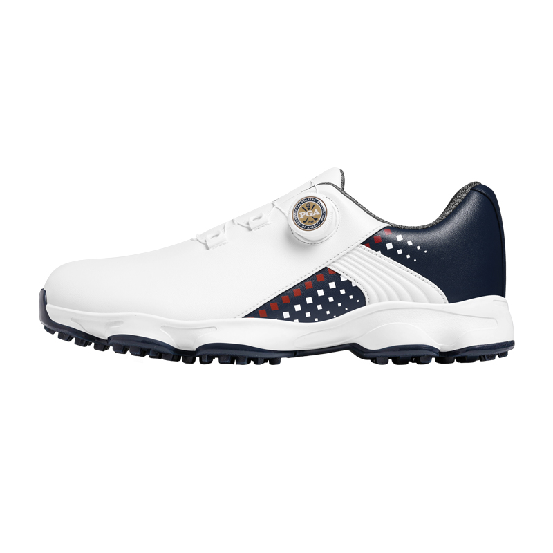 PGA Slip Resistant Low top Golf Shoes Men’s White Blue
