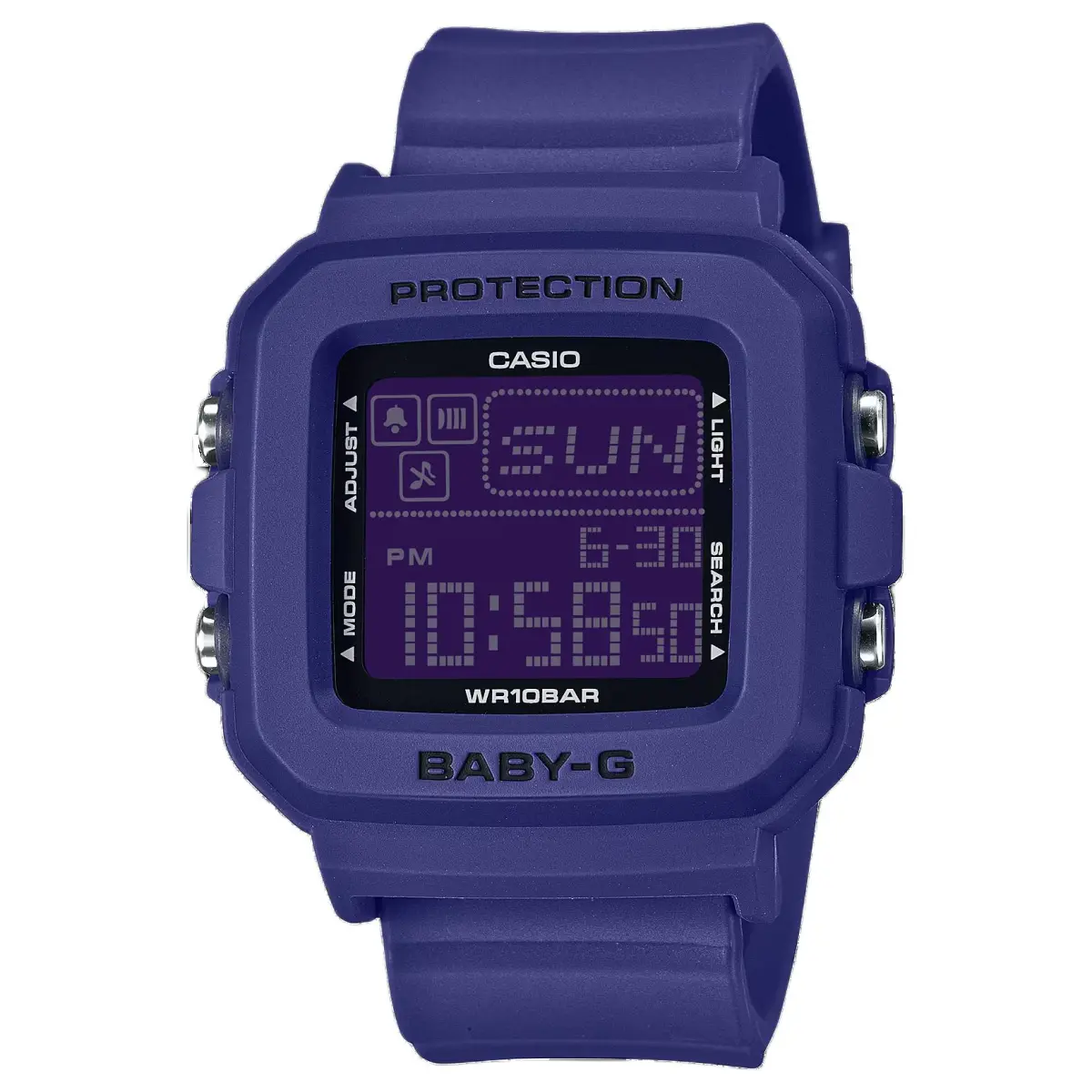 CASIO Unisex Purple Watch BGD-10K-2