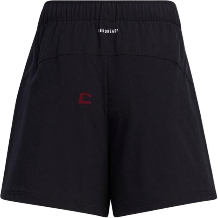 Худи adidas AEROREADY YG TE WV SHORT Primegreen (черное) — фото 2