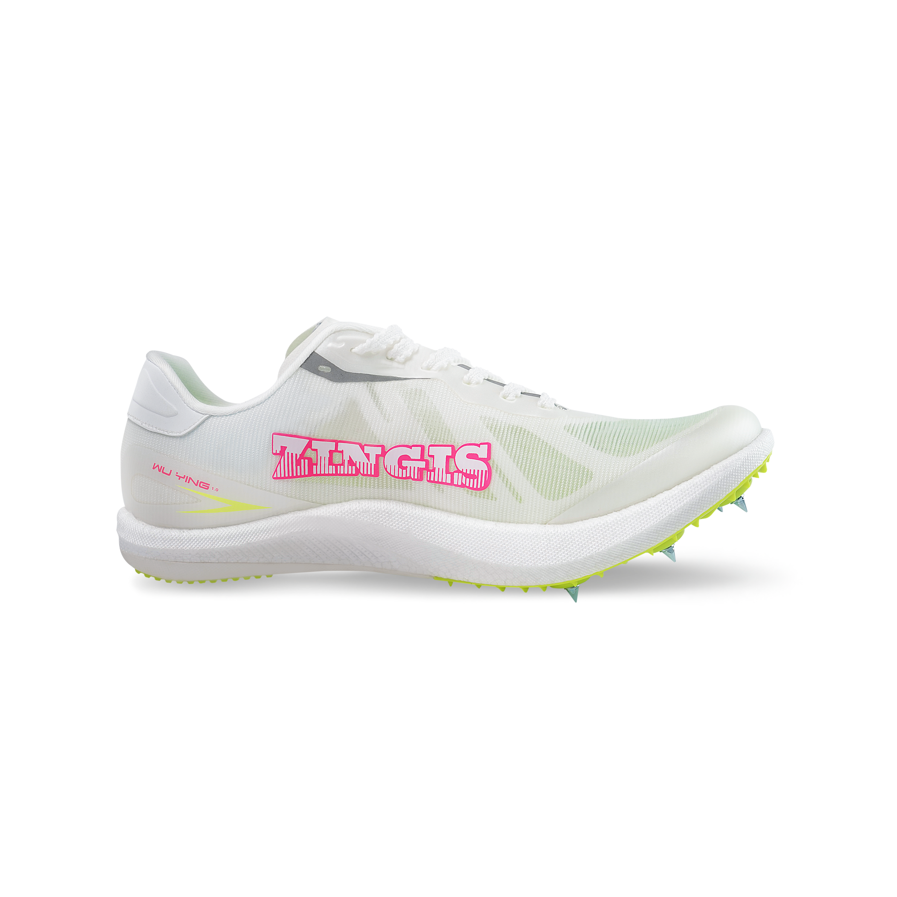 ZINGIS Slip Resistant, Abrasion Resistant, Rebound Low top Full Length Carbon Plate Running Shoes Unisex Cyan Bird