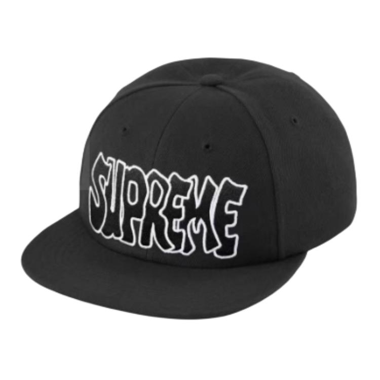 Кепка Supreme SS24 WEEK 3 Creep 6-Panel (черная)