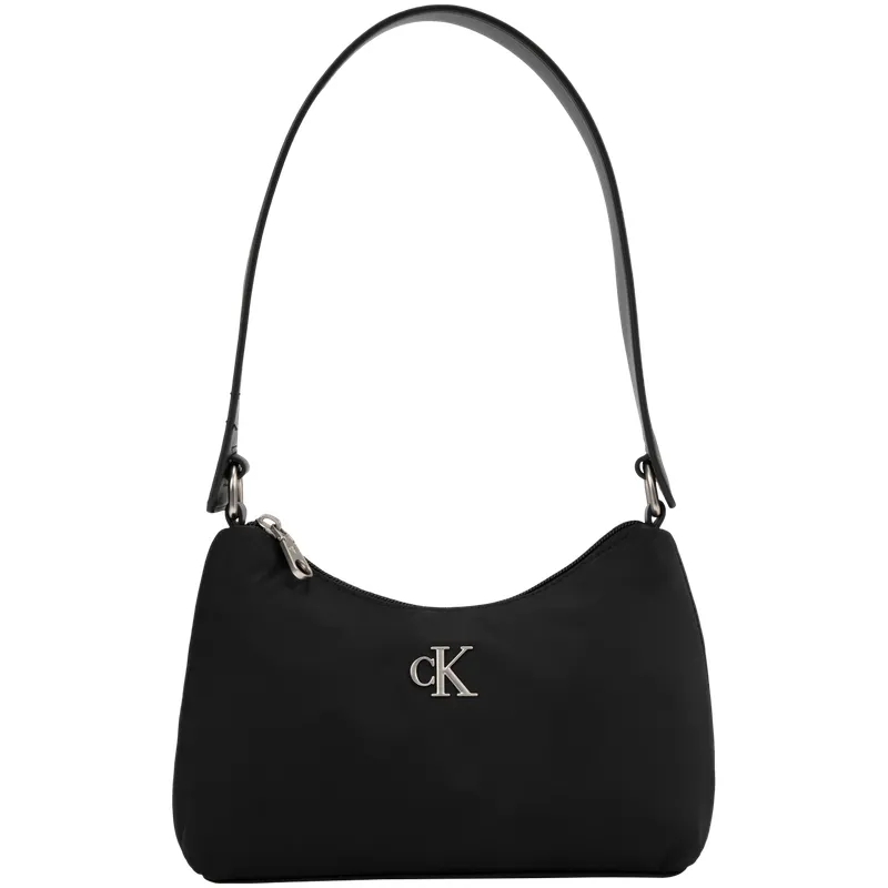 CALVIN KLEIN Fabric Shoulder Bags Medium Women's Space Black