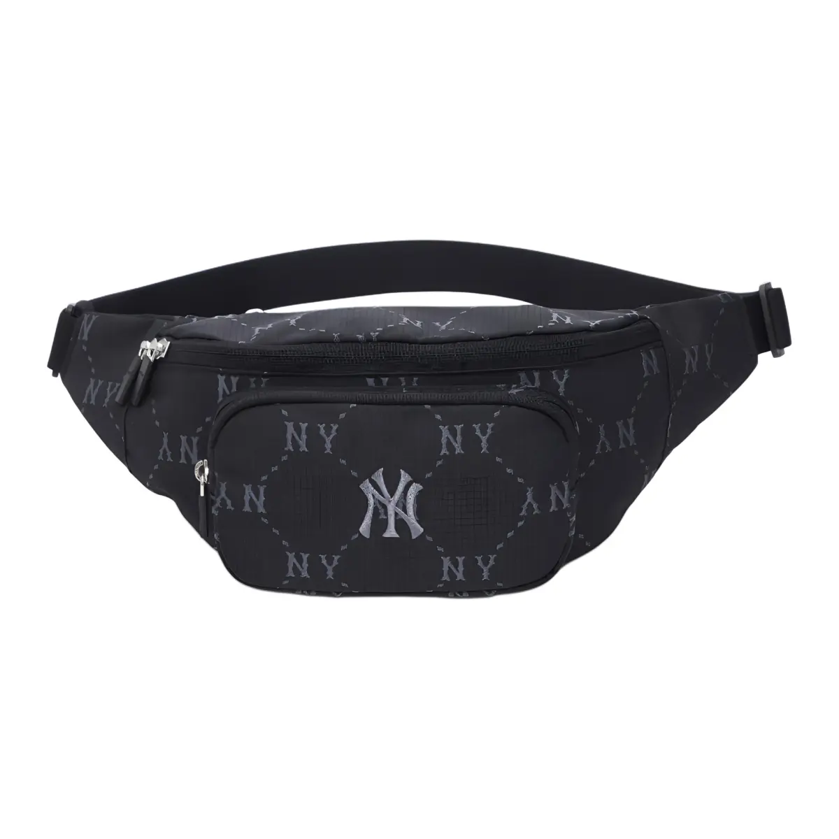 MLB MONOGRAM Polyester One Shoulder Crossbody Fanny Pack Sling Bag Regular Unisex Black
