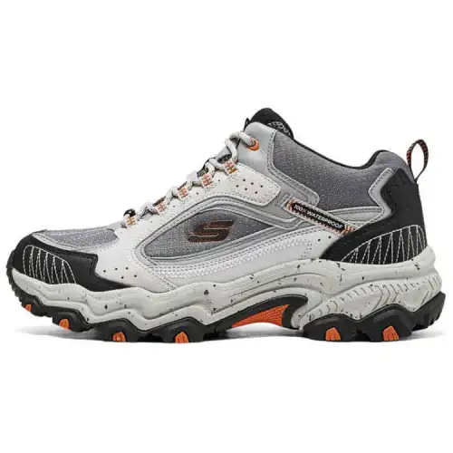 Skechers ARCH FIT AKHIDIME Mid top Casual Shoes Men's Light Gray