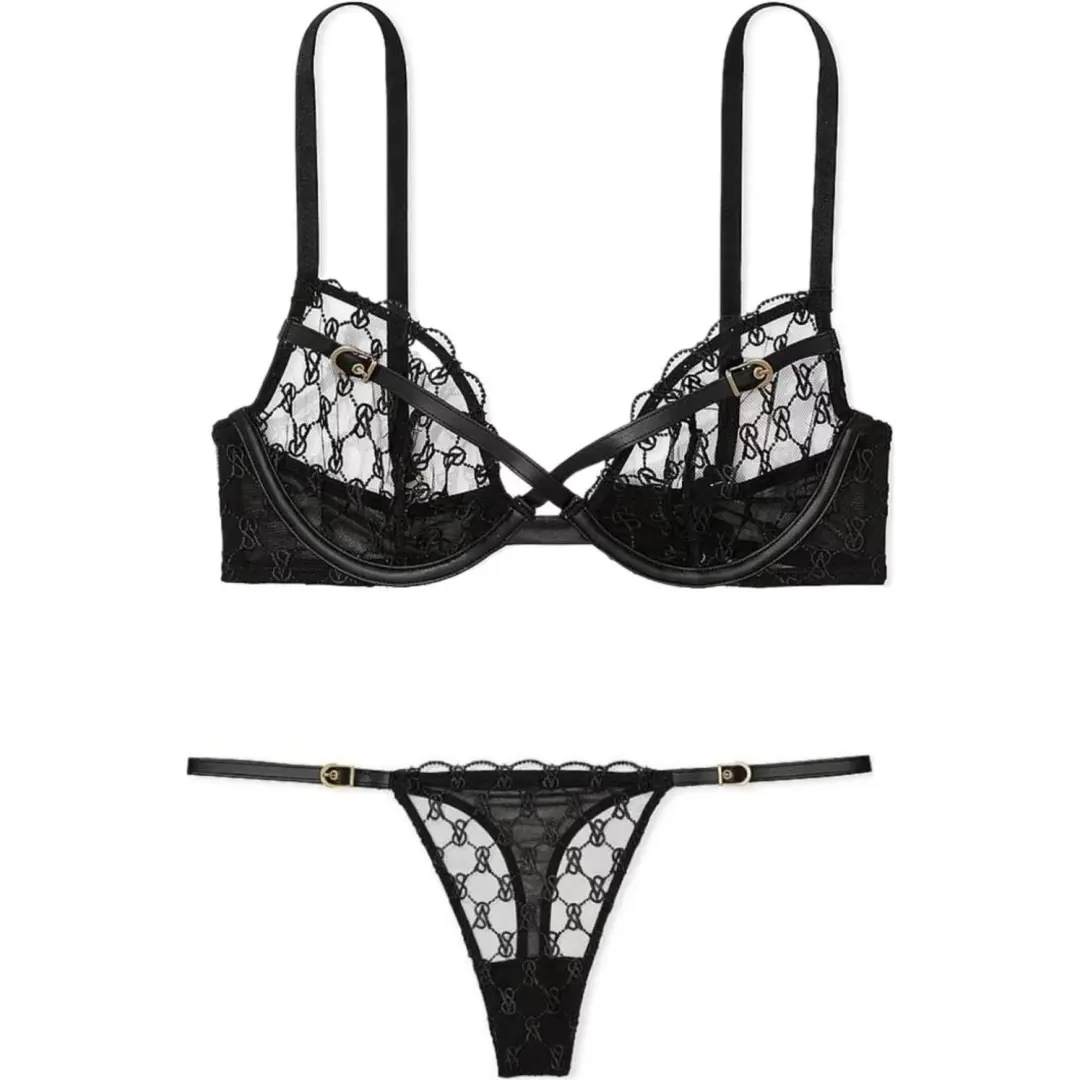 Victoria's Secret Underwear Set Women's Black