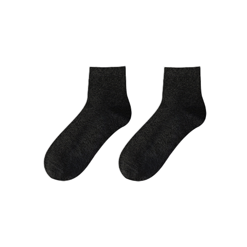 Universal equipment for traveling for men and women, demi-season knee socks, absorbs sweat and smell, mid-length