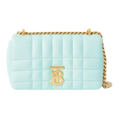Burberry Lambskin Lola Bag, Shoulder Bag, Crossbody Bag Mini Women's Cool Mint