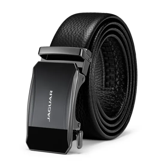 JAGUAR Leather Belts Men's 3.5cm