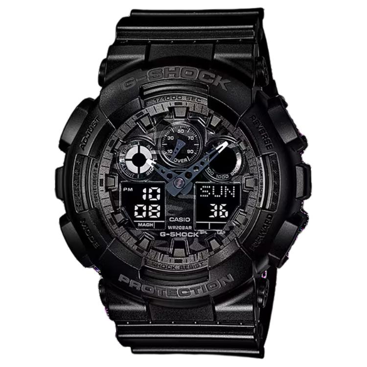 Мужские часы Casio GA-100CF-1A (черные)