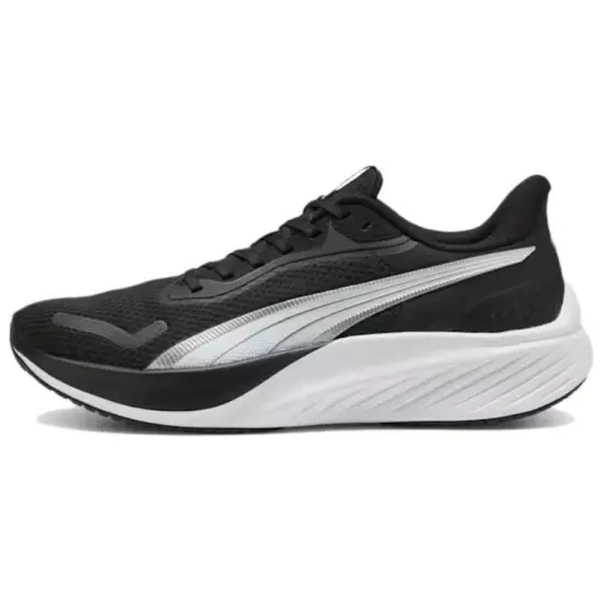 PUMA Pounce Anti-Slip Wear-Resistant Low-Top Casual Running Shoes Unisex Black White