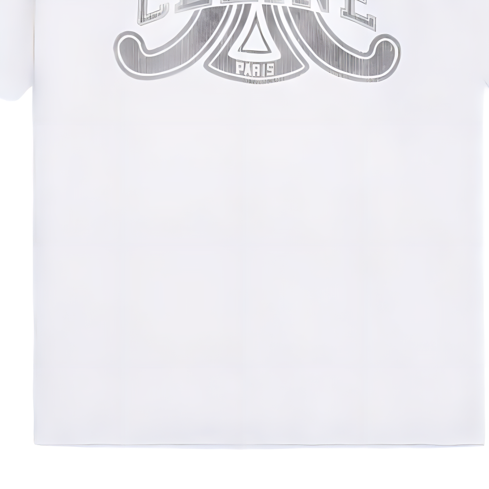 Женская футболка CELINE Logo (белый) — фото 7