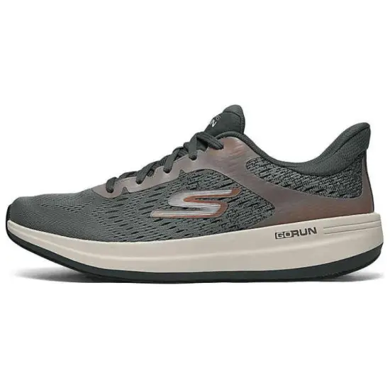 Skechers GO RUN PULSE 2.0 Anti-Slip Wear-Resistant Low-Top Running Shoes Men's Gray
