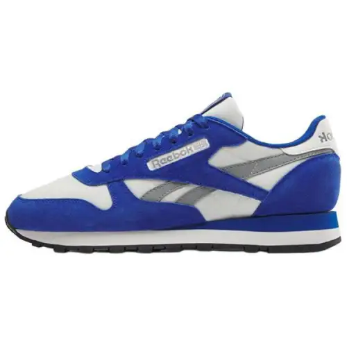 Reebok Classic Leather Soft And Comfortable Low top Casual Shoes Unisex Blue