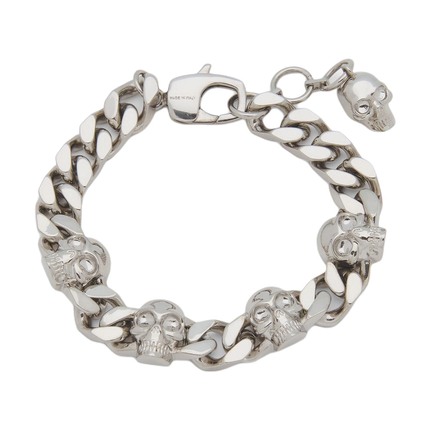 Браслет Alexander McQueen (серебристый)