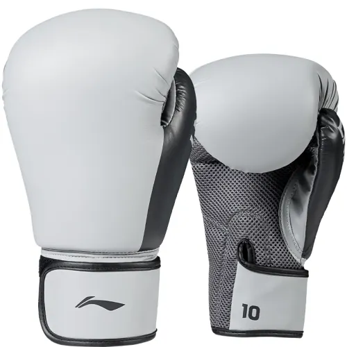 Li Ning, breathable comfortable boxing polyurethane synthesized gloves for training for men and women