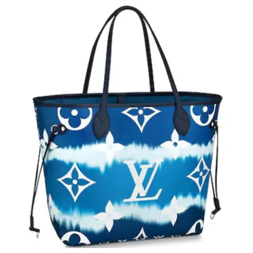 LOUIS VUITTON Neverfull Lv Escale Mm Bleu
