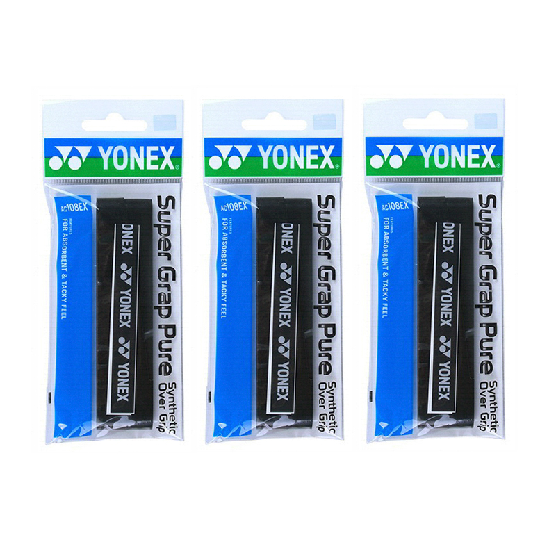 YONEX Badminton Grip Tapes Flat Non Porous Adhesive Polyurethane Net Feather All Unisex