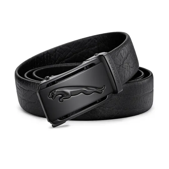 JAGUAR Leather Belts Men's Width 3.5cm