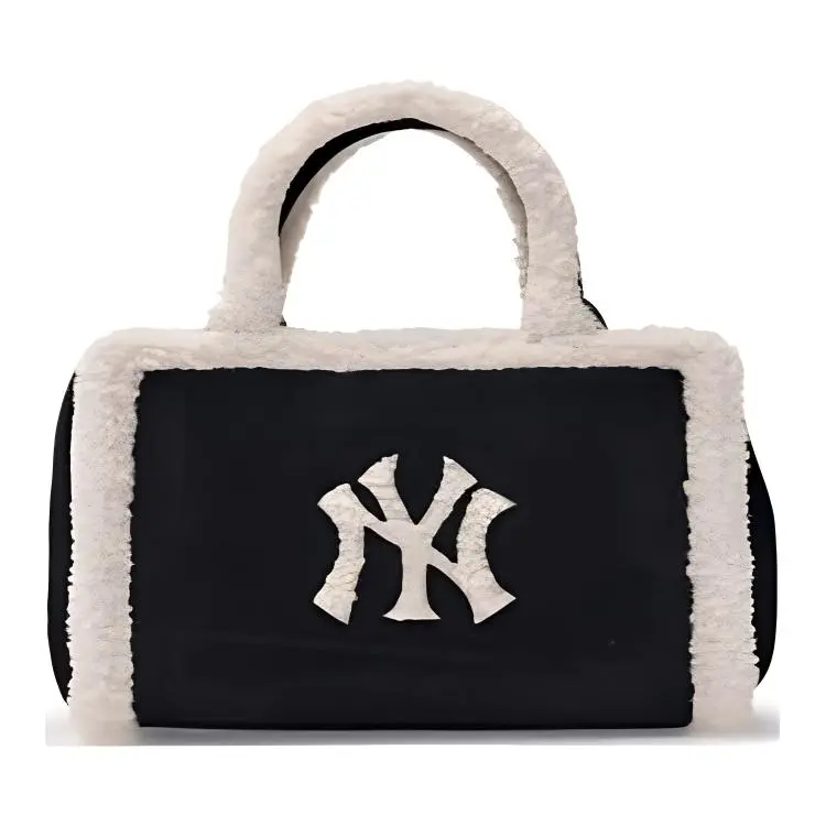 MLB Polyester Tote Bag, Shopping Bag, Shoulder Bag, Crossbody Bag, Handbag Small Women's Black