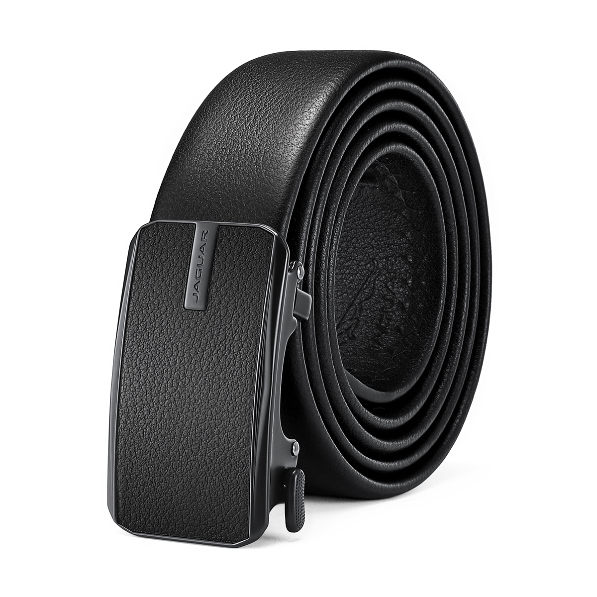 JAGUAR Leather Belts Men's Width 3.5cm