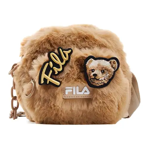 FILA Polyester cotton Blend Backpack Regular Women's Brown