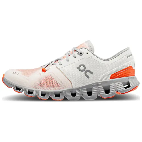 On Running Cloud X 3 Ivory Alloy Women's