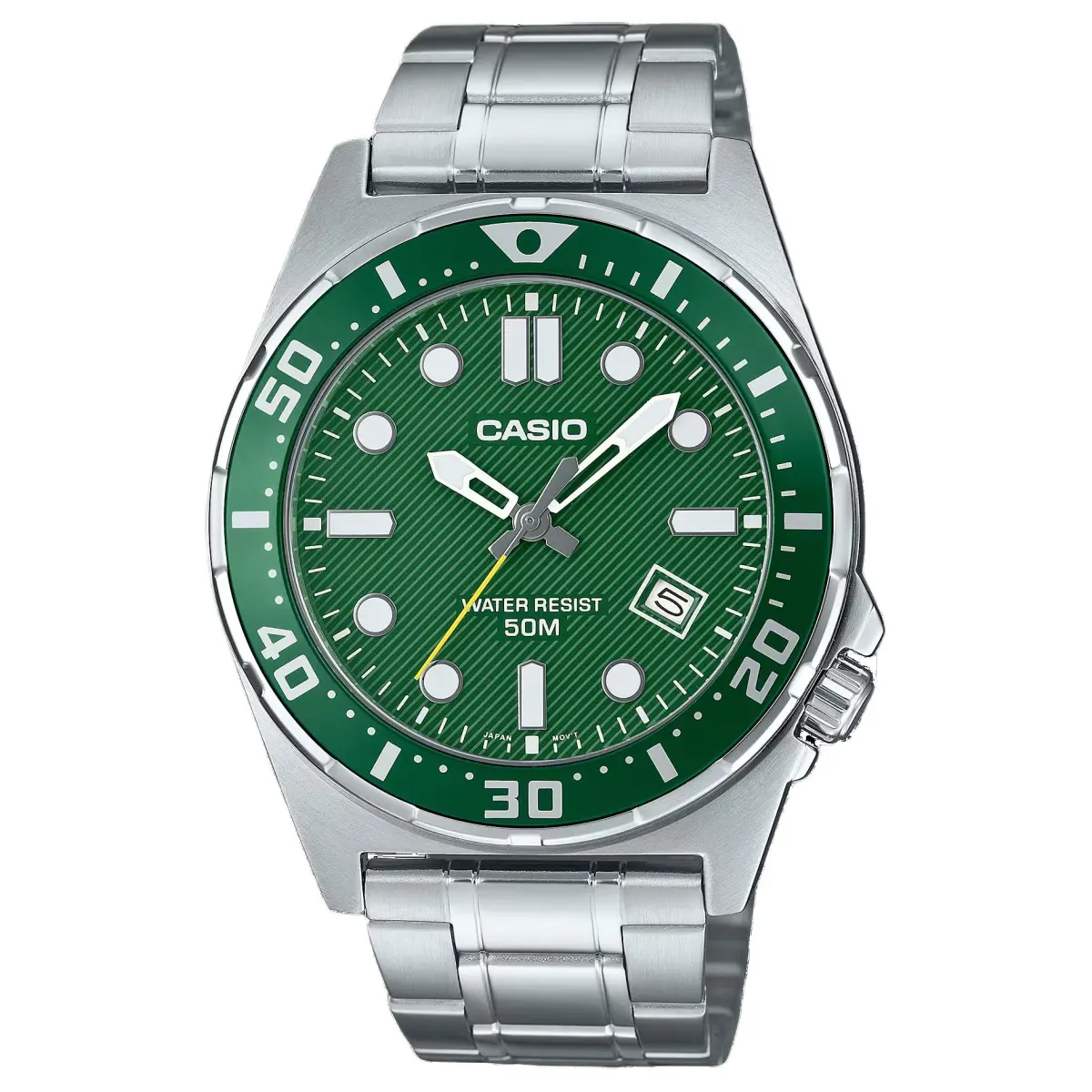 CASIO Men Standard Series Green Watch MTD-135D-3AV