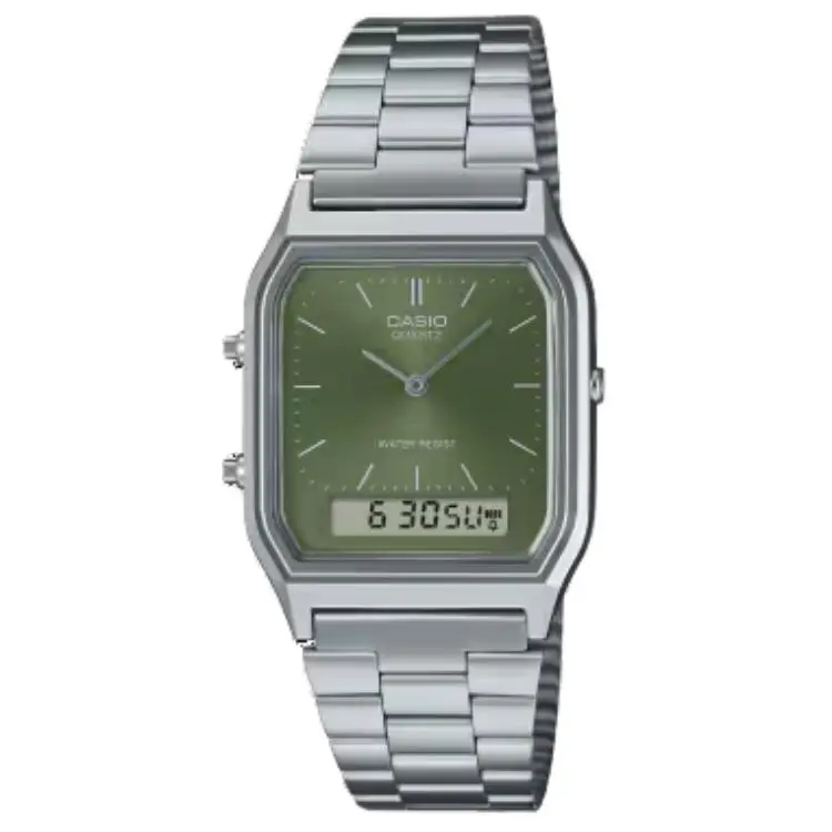 CASIO Unisex Green Watch AQ-230A-3AMQY