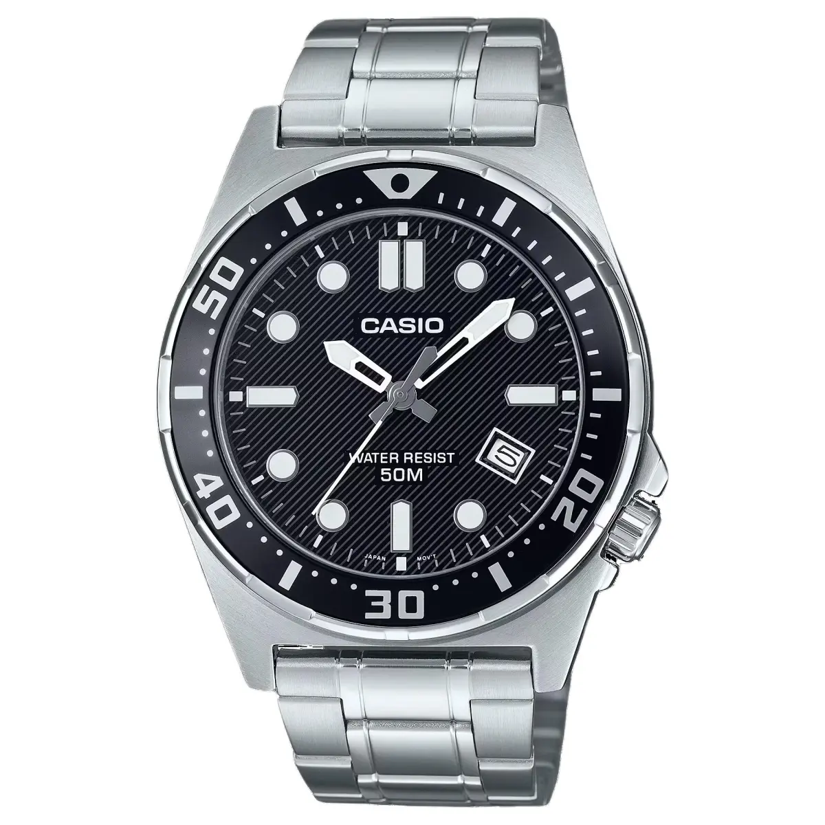 CASIO Men Standard Series Black Watch MTD-135D-1AV